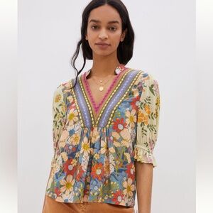 Anthropology blouse, size small